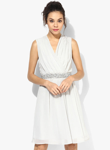 Dorothy-Perkins-Grey-Embellished-Waist-Dress