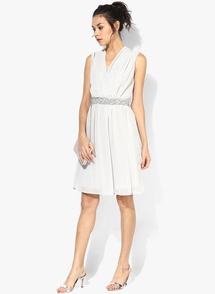Dorothy-Perkins-Grey-Embellished-Waist-Dress
