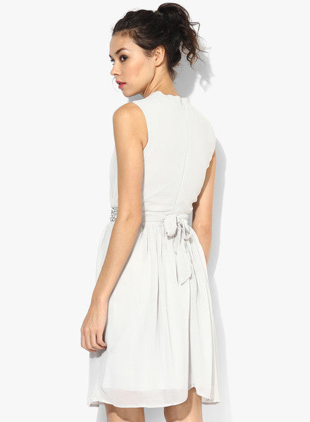 Dorothy-Perkins-Grey-Embellished-Waist-Dress