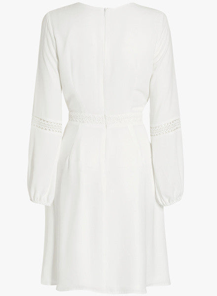 Next-White-Lace-Panel-Dress